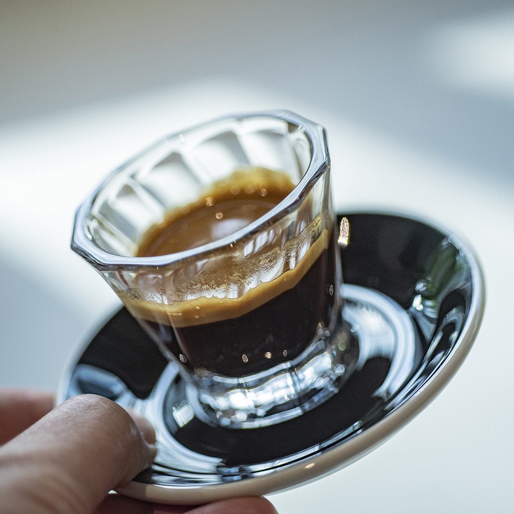 Loveramics Urban Glass Twisted Espresso Glass 70ml (Clear)